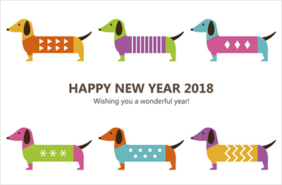 年賀状2018エプソンの無料デザイン紹介